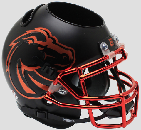 Boise State Broncos Miniature Football Helmet Desk Caddy <B>Halloween</B>