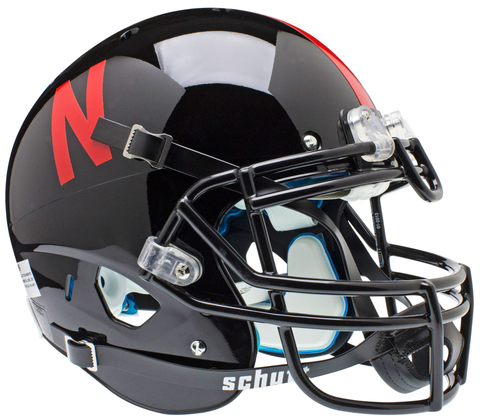 Nebraska Cornhuskers Authentic College XP Football Helmet Schutt <B>Black</B>