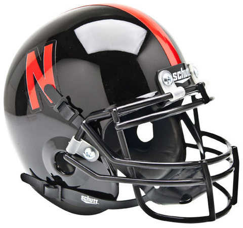 Nebraska Cornhuskers Mini XP Authentic Helmet Schutt <B>Black</B>
