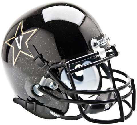 Vanderbilt Commodores Mini XP Authentic Helmet Schutt <B>Black<B>