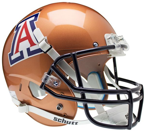 Arizona Wildcats Full XP Replica Football Helmet Schutt <B>Copper</B>