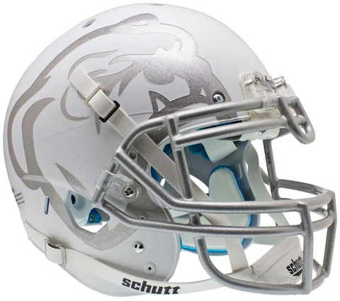 Mississippi State Bulldogs Authentic College XP Football Helmet Schutt <B>Matte White Laser Etched</B>