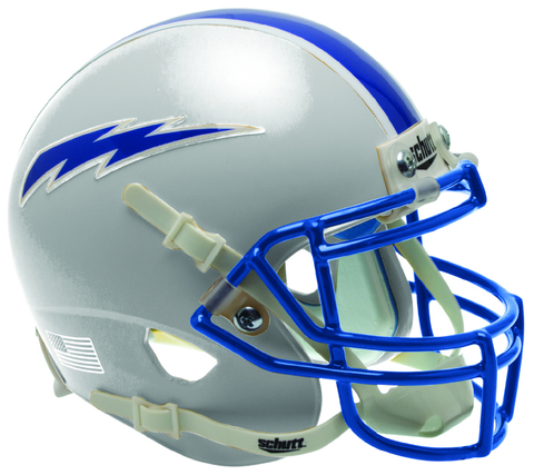 Air Force Falcons Full XP Replica Football Helmet Schutt <B>Gray</B>
