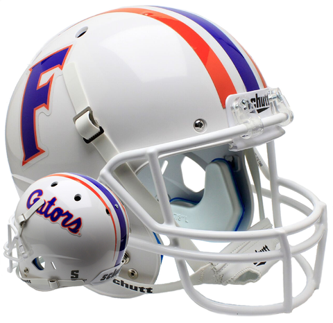 Florida Gators Authentic College XP Football Helmet Schutt <B>White</B>