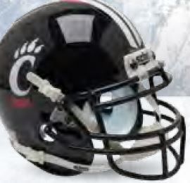 Cincinnati Bearcats Mini Football Helmet Desk Caddy <B>Black</B>