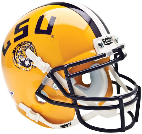 LSU Tigers Mini XP Authentic Helmet Schutt