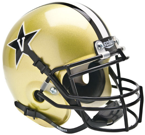Vanderbilt Commodores Mini XP Authentic Helmet Schutt