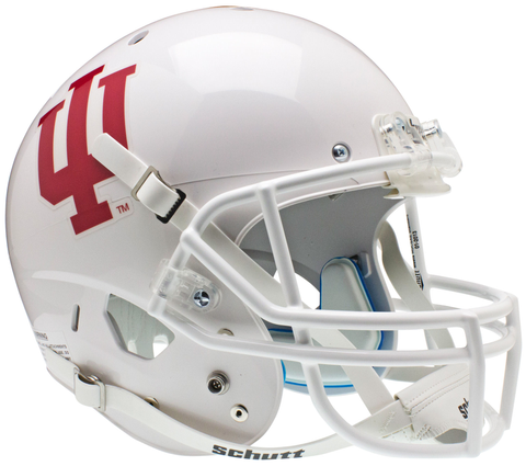 Indiana Hoosiers Full XP Replica Football Helmet Schutt <B>White</B>