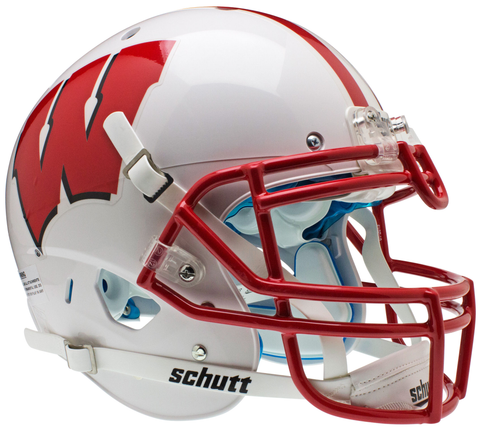 Wisconsin Badgers Authentic College XP Football Helmet Schutt
