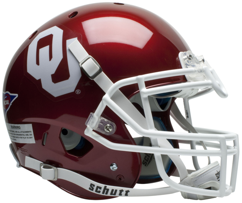 Oklahoma Sooners Authentic College XP Football Helmet Schutt