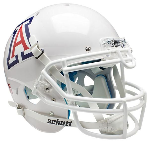 Arizona Wildcats Authentic College XP Football Helmet Schutt <B>White</B>