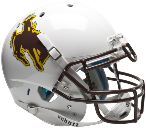 Wyoming Cowboys Authentic College XP Football Helmet Schutt