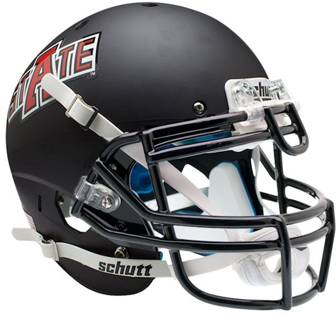 Arkansas State Red Wolves Authentic College XP Football Helmet Schutt  <B>Matte Black</B>
