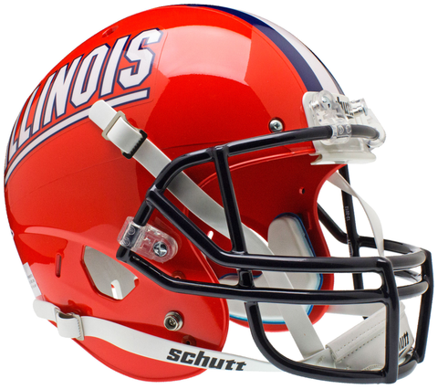 Illinois Fighting Illini Full XP Replica Football Helmet Schutt