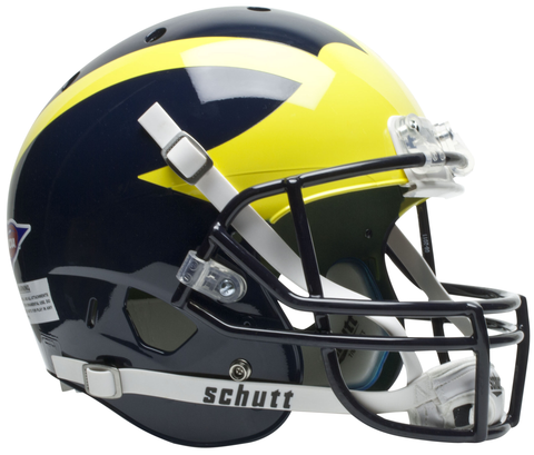 Michigan Wolverines Full XP Replica Football Helmet Schutt