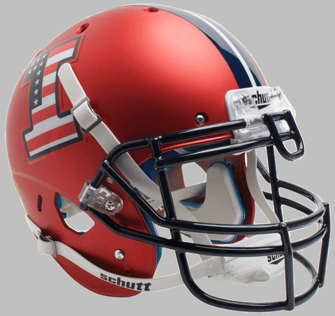 Illinois Fighting Illini Authentic College XP Football Helmet Schutt Satin Orange Flag Decal