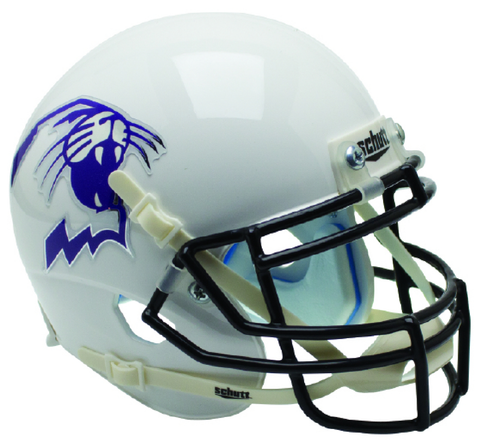 Northwestern Wildcats Full XP Replica Football Helmet Schutt <B>White Wildcat</B>