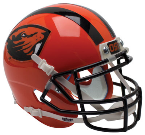 Oregon State Beavers Mini XP Authentic Helmet Schutt <B>Orange Beaver</B>