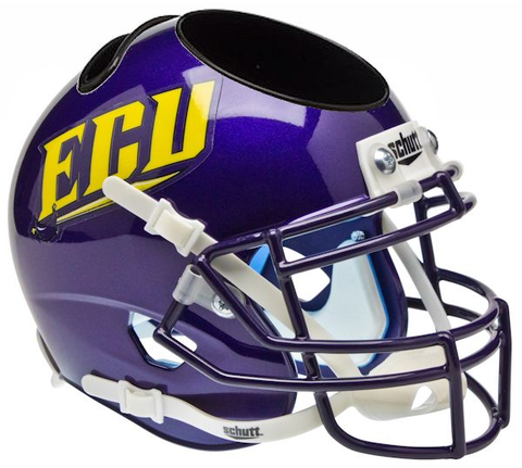 East Carolina Pirates Miniature Football Helmet Desk Caddy <B>ECU</B>