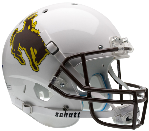 Wyoming Cowboys Full XP Replica Football Helmet Schutt