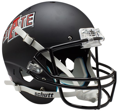 Arkansas State Red Wolves Full XP Replica Football Helmet Schutt <B>Matte Black</B>