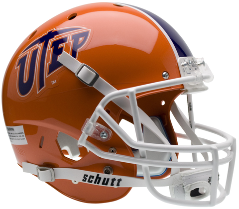 UTEP Miners Full XP Replica Football Helmet Schutt