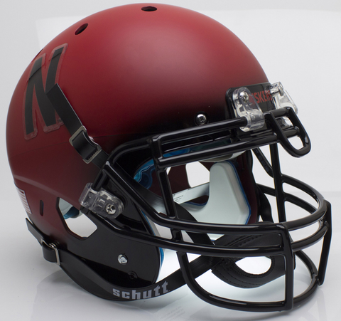 Nebraska Cornhuskers Authentic College XP Football Helmet Schutt <B>Red and Black</B>