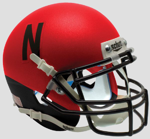 Nebraska Cornhuskers Mini XP Authentic Helmet Schutt <B>Red and Black</B>