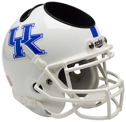 Kentucky Wildcats Miniature Football Helmet Desk Caddy <B>White</B>