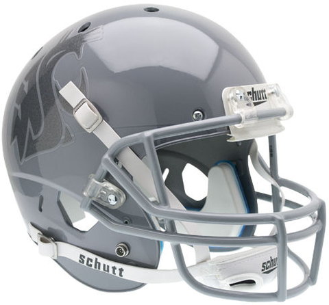 Washington State Cougars Full XP Replica Football Helmet Schutt <B>Gray/Gray</B>