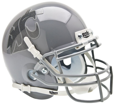 Washington State Cougars Mini XP Authentic Helmet Schutt <B>Gray/Gray</B>