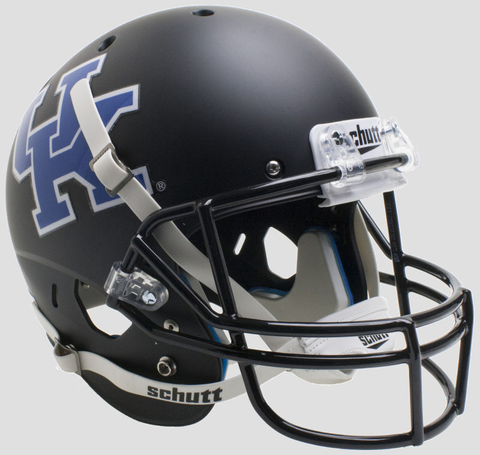 Kentucky Wildcats Full XP Replica Football Helmet Schutt Matte Black