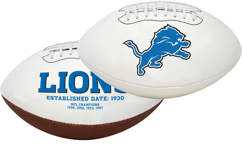 Detroit Lions NFL Signature Series Full Size Football