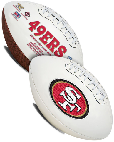 San Francisco 49ers NFL Signature Series Full Size Football