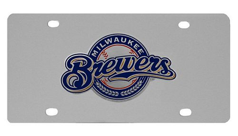 Milwaukee Brewers Logo License Plate