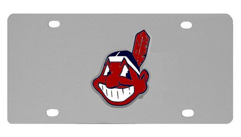Cleveland Indians Logo License Plate