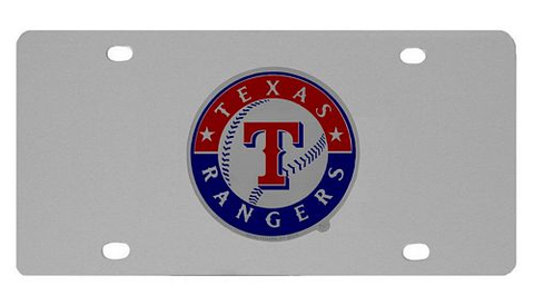 Texas Rangers Logo License Plate
