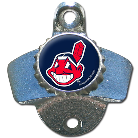 Cleveland Indians Wall Mounted Bottle Opener