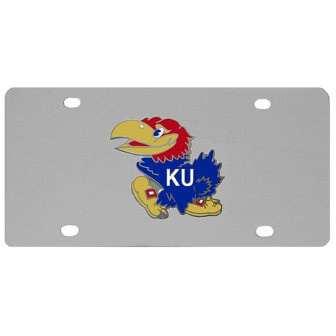 Kansas Jayhawks Logo License Plate