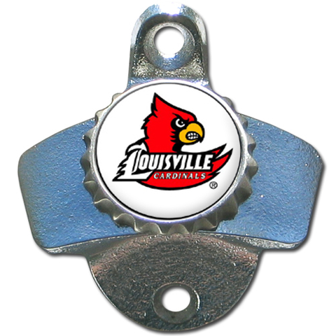 Louisville Cardinals Wall Mounted Bottle Opener