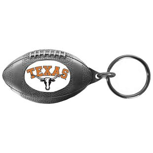 Texas Longhorns Pewter Key Ring