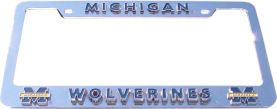 Michigan Wolverines License Plate Frame 3D