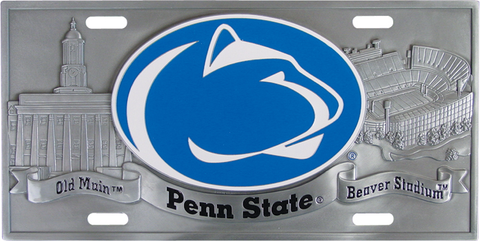 Penn State Nittany Lions License Plate 3D