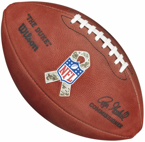Wilson NFL Salute to Service Duke Official Football