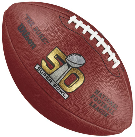 Super Bowl 50 Football Broncos vs Panthers