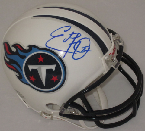 Eddie George Tennessee Titans Autographed Mini Helmet
