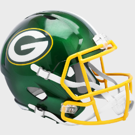 Green Bay Packers Speed Replica Football Helmet FLASH
