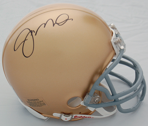 Joe Montana Notre Dame Fighting Irish Autographed Mini Helmet