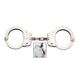 M&P 100 Chain Lever Lock Nickel Handcuff