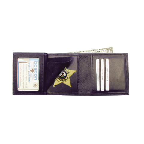 Tri-Fold Badge Case Wallet